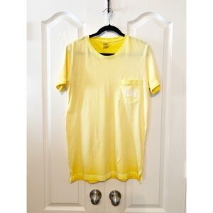 Pink by Victoria secret shirt size XS yellow logo